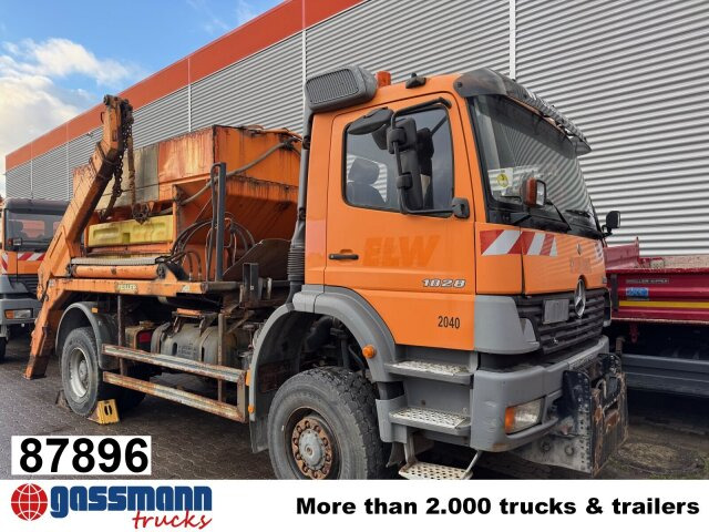 Mercedes-Benz Atego 1828 4x4, Tele-Absetzer, - Hidrolift kamyon: fotoğraf 1 Mercedes-Benz Atego 1828 4x4, Tele-Absetzer, - Hidrolift kamyon: fotoğraf 1