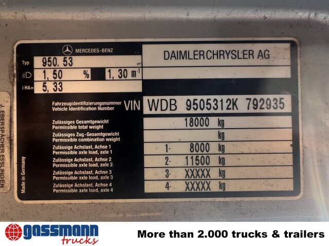 Mercedes-Benz Atego 1828 L 4x2, Rechtslenker, - Şasi kamyon: fotoğraf 4 Mercedes-Benz Atego 1828 L 4x2, Rechtslenker, - Şasi kamyon: fotoğraf 4