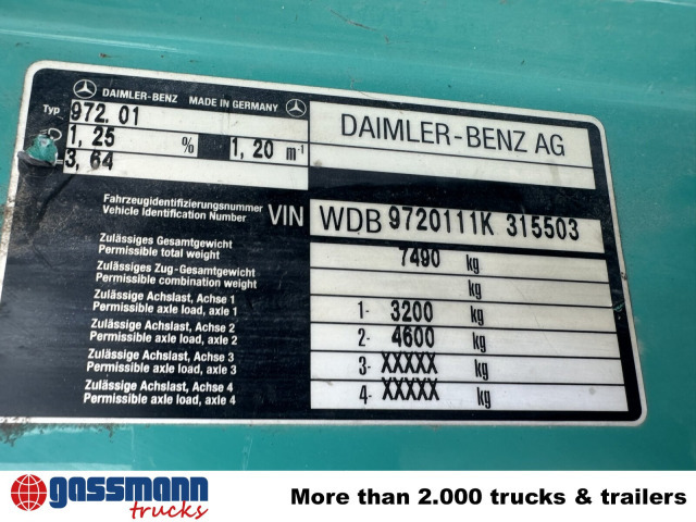 Mercedes-Benz Atego 815 K 4x2, 2x AHK - Damperli kamyon: fotoğraf 3 Mercedes-Benz Atego 815 K 4x2, 2x AHK - Damperli kamyon: fotoğraf 3