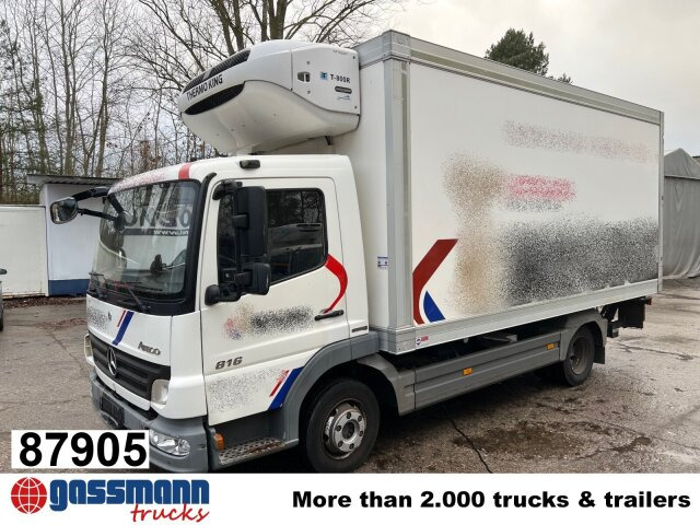 Mercedes-Benz Atego 816 L 4x2, Kühlkoffer, ThermoKing, - Refrijeratör kamyon: fotoğraf 1 Mercedes-Benz Atego 816 L 4x2, Kühlkoffer, ThermoKing, - Refrijeratör kamyon: fotoğraf 1
