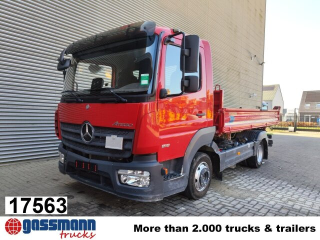 Mercedes-Benz Atego 818 K 4x2, Meiller-Kipper, 2 x AHK - Damperli kamyon: fotoğraf 1 Mercedes-Benz Atego 818 K 4x2, Meiller-Kipper, 2 x AHK - Damperli kamyon: fotoğraf 1