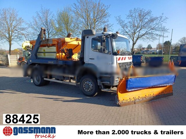Mercedes-Benz Axor 1824 4x4, Tele-Absetzer, - Hidrolift kamyon: fotoğraf 1 Mercedes-Benz Axor 1824 4x4, Tele-Absetzer, - Hidrolift kamyon: fotoğraf 1