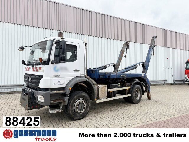 Mercedes-Benz Axor 1824 AK 4x4, Tele-Absetzer, - Hidrolift kamyon: fotoğraf 1 Mercedes-Benz Axor 1824 AK 4x4, Tele-Absetzer, - Hidrolift kamyon: fotoğraf 1