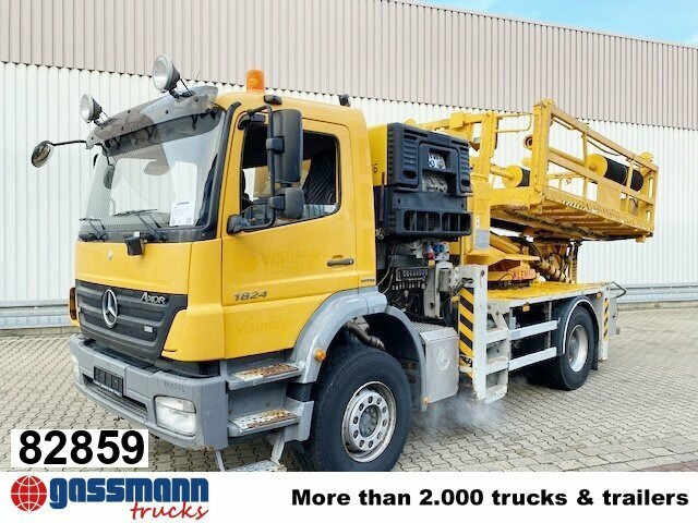 Mercedes-Benz Axor 1824 K 4x2, AMV Hubsteiger + Kompressor, - Araç üzerine platform: fotoğraf 1 Mercedes-Benz Axor 1824 K 4x2, AMV Hubsteiger + Kompressor, - Araç üzerine platform: fotoğraf 1