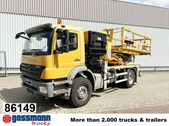Mercedes-Benz Axor 1824 K 4x2, AMV Hubsteiger + Kompressor, - Araç üzerine platform: fotoğraf 1 Mercedes-Benz Axor 1824 K 4x2, AMV Hubsteiger + Kompressor, - Araç üzerine platform: fotoğraf 1