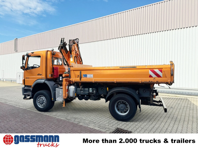 Mercedes-Benz Axor 1833 AK 4x4, Winterdienstausstattung, Kran - Damperli kamyon, Vinçli kamyon: fotoğraf 2 Mercedes-Benz Axor 1833 AK 4x4, Winterdienstausstattung, Kran - Damperli kamyon, Vinçli kamyon: fotoğraf 2