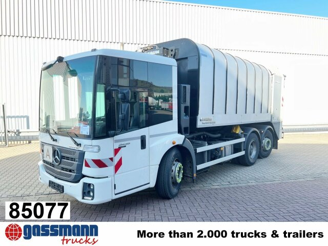 Mercedes-Benz Econic 2635 LL 6x2/4 NLA, Lenkachse, FAUN - Çöp kamyonu: fotoğraf 1 Mercedes-Benz Econic 2635 LL 6x2/4 NLA, Lenkachse, FAUN - Çöp kamyonu: fotoğraf 1