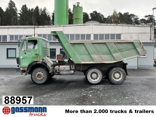 Mercedes-Benz NG 2628 K 6x4, V8, MEILLER Stahlmulde ca. 10³ - Damper: fotoğraf 1 Mercedes-Benz NG 2628 K 6x4, V8, MEILLER Stahlmulde ca. 10³ - Damper: fotoğraf 1