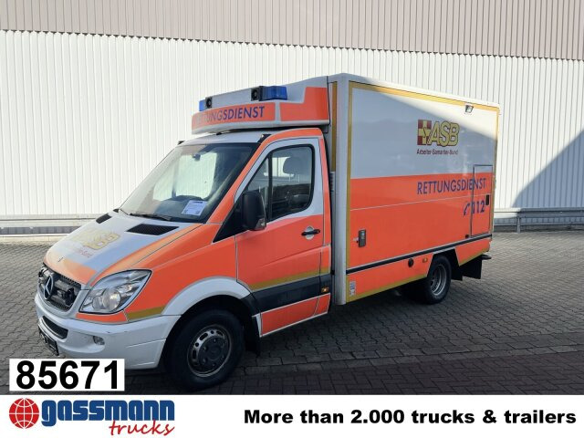 Mercedes-Benz Sprinter 516 CDI 4x2, Rettungswagen, Retarder - Panelvan: fotoğraf 1 Mercedes-Benz Sprinter 516 CDI 4x2, Rettungswagen, Retarder - Panelvan: fotoğraf 1