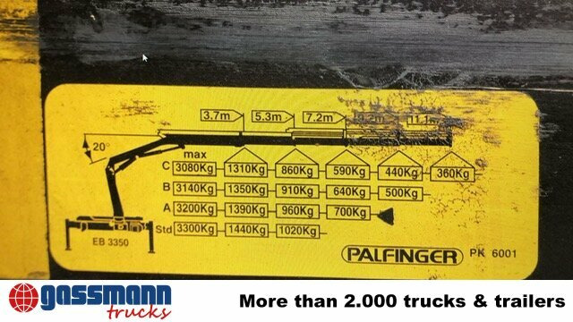 Renault D 180.75 4x2 mit Kran Palfinger PK6001 - Sal/ Açık kasa kamyon, Vinçli kamyon: fotoğraf 4 Renault D 180.75 4x2 mit Kran Palfinger PK6001 - Sal/ Açık kasa kamyon, Vinçli kamyon: fotoğraf 4