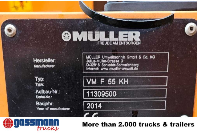 Scania G 320 4x2, Müller Vacumaster ca. 5,5m³, Funk - Yol süpürme aracı: fotoğraf 2 Scania G 320 4x2, Müller Vacumaster ca. 5,5m³, Funk - Yol süpürme aracı: fotoğraf 2