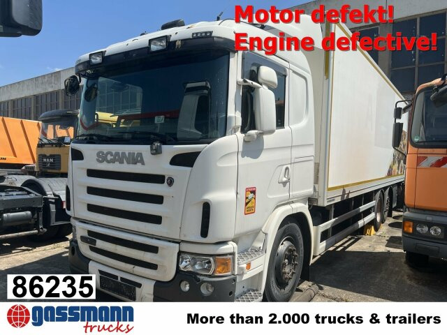 Scania G420 6x2, Liftachse, Hiab LBW, Motor defekt! - Kapalı kasa kamyon: fotoğraf 1 Scania G420 6x2, Liftachse, Hiab LBW, Motor defekt! - Kapalı kasa kamyon: fotoğraf 1