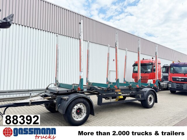 Schwarzmüller 2-Achs Holzanhänger - Tomruk römorku: fotoğraf 1 Schwarzmüller 2-Achs Holzanhänger - Tomruk römorku: fotoğraf 1