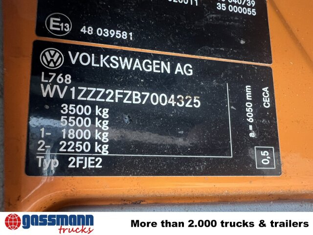 Volkswagen Crafter 2.5 TDI 4x2 Doka, Meiller Kipper - Damperli kamyon: fotoğraf 2 Volkswagen Crafter 2.5 TDI 4x2 Doka, Meiller Kipper - Damperli kamyon: fotoğraf 2