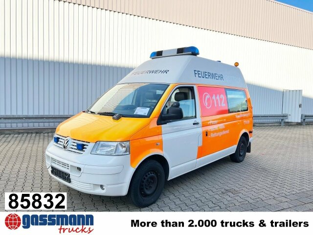 Volkswagen T5 2.5 TDI 4x2, Krankenwagen - Ambulans arabası: fotoğraf 1 Volkswagen T5 2.5 TDI 4x2, Krankenwagen - Ambulans arabası: fotoğraf 1