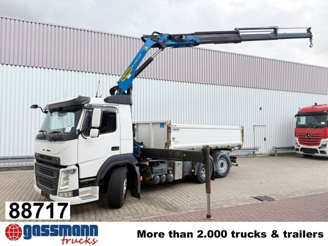 Volvo FM 460 6x2, Lenk-/Liftachse, Alu-Bordwände, - Damperli kamyon, Vinçli kamyon: fotoğraf 1 Volvo FM 460 6x2, Lenk-/Liftachse, Alu-Bordwände, - Damperli kamyon, Vinçli kamyon: fotoğraf 1