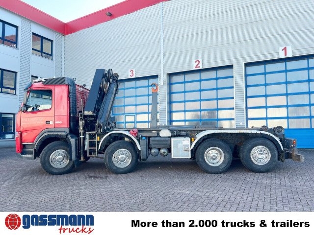 Volvo FM 460 8x2-6, Lenk-/Liftachse, Kran HMF 2020-K4, - Kancalı yükleyici kamyon, Vinçli kamyon: fotoğraf 3 Volvo FM 460 8x2-6, Lenk-/Liftachse, Kran HMF 2020-K4, - Kancalı yükleyici kamyon, Vinçli kamyon: fotoğraf 3