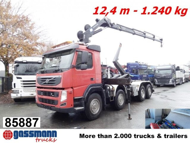 Volvo FM 460 8x2-6, Lenk-/Liftachse, Kran HMF 2020-K4, - Kancalı yükleyici kamyon, Vinçli kamyon: fotoğraf 1 Volvo FM 460 8x2-6, Lenk-/Liftachse, Kran HMF 2020-K4, - Kancalı yükleyici kamyon, Vinçli kamyon: fotoğraf 1