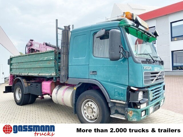 Damperli kamyon, Vinçli kamyon Volvo FM12-420 4x2 mit Heckkran Jonsered 1090,: fotoğraf 10