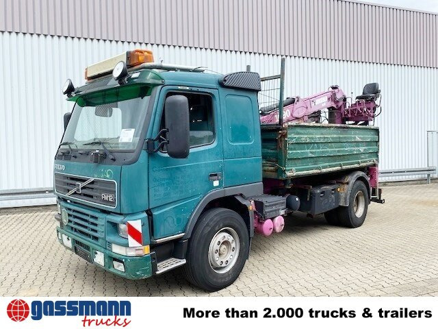 Damperli kamyon, Vinçli kamyon Volvo FM12-420 4x2 mit Heckkran Jonsered 1090,: fotoğraf 8