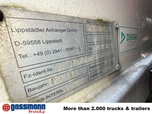 WKO 7.45 Wechselbrücke, Rolltor, Ex-Fahrschule, - Kapalı kasa: fotoğraf 4 WKO 7.45 Wechselbrücke, Rolltor, Ex-Fahrschule, - Kapalı kasa: fotoğraf 4