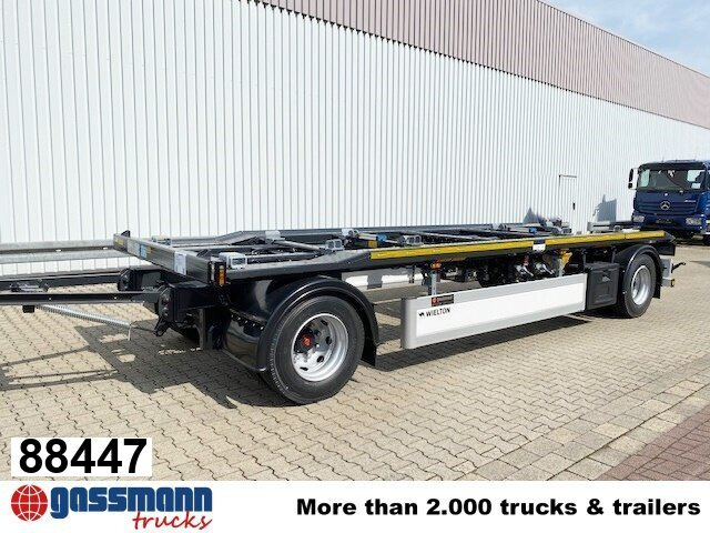 Wielton PS2P70B Abrollanhänger bis 7,25 m Behälter - Kancali yükleyici/ Hidrolift römork: fotoğraf 1 Wielton PS2P70B Abrollanhänger bis 7,25 m Behälter - Kancali yükleyici/ Hidrolift römork: fotoğraf 1