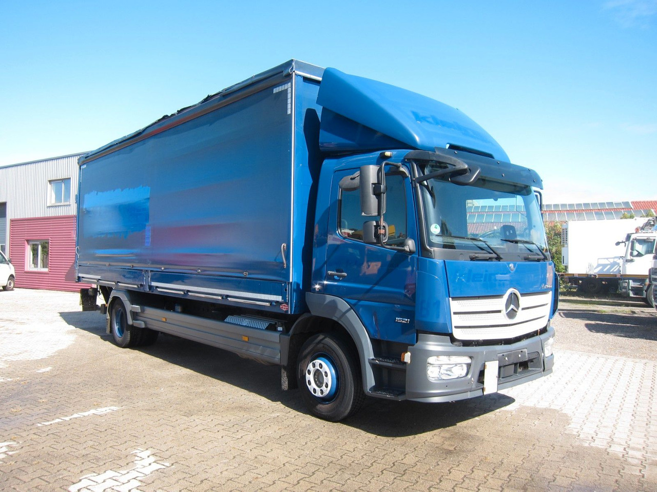 Mercedes-Benz Atego 1521 L Bordwande LBW 338tkm E6 - Tenteli kamyon: fotoğraf 1 Mercedes-Benz Atego 1521 L Bordwande LBW 338tkm E6 - Tenteli kamyon: fotoğraf 1