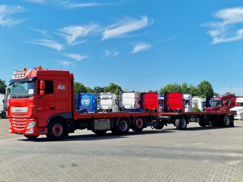DAF XF 410 6x2 SpaceCab - Flatbed - Euro 6 + 2 axle trailer BPW - Sal/ Açık kasa kamyon: fotoğraf 3 DAF XF 410 6x2 SpaceCab - Flatbed - Euro 6 + 2 axle trailer BPW - Sal/ Açık kasa kamyon: fotoğraf 3