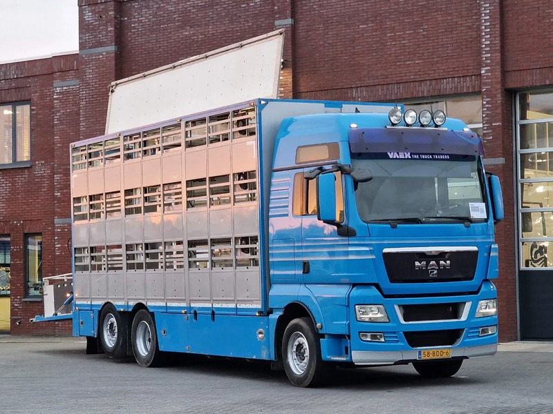 MAN TGX 26.440 6x2*4 - 3 deck Livestock - Water & Ventilation - Manual gearbox - Steering axle - Hayvan nakil aracı kamyon: fotoğraf 1 MAN TGX 26.440 6x2*4 - 3 deck Livestock - Water & Ventilation - Manual gearbox - Steering axle - Hayvan nakil aracı kamyon: fotoğraf 1