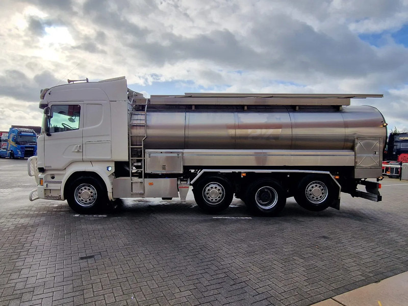 Scania R520 V8 8x2*4 - Milk tank - 19.000L - 4 compartments - Pump and counter - Retarder - Tanker kamyon: fotoğraf 4 Scania R520 V8 8x2*4 - Milk tank - 19.000L - 4 compartments - Pump and counter - Retarder - Tanker kamyon: fotoğraf 4