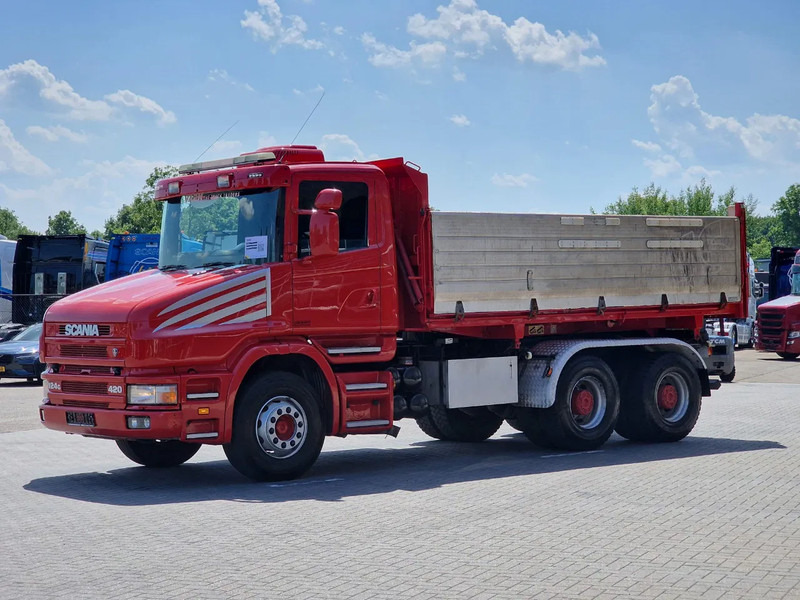 Scania T124-420 6x4 - Tipper - Retarder - Full steel - HUB Reduction - Manual gearbox - Damperli kamyon: fotoğraf 5 Scania T124-420 6x4 - Tipper - Retarder - Full steel - HUB Reduction - Manual gearbox - Damperli kamyon: fotoğraf 5