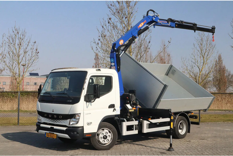 FUSO Canter 7C18 | 4X2 | 3-WAY TIPPER | PM 6.5 KRAN /CRANE - Vinçli kamyon: fotoğraf 1 FUSO Canter 7C18 | 4X2 | 3-WAY TIPPER | PM 6.5 KRAN /CRANE - Vinçli kamyon: fotoğraf 1