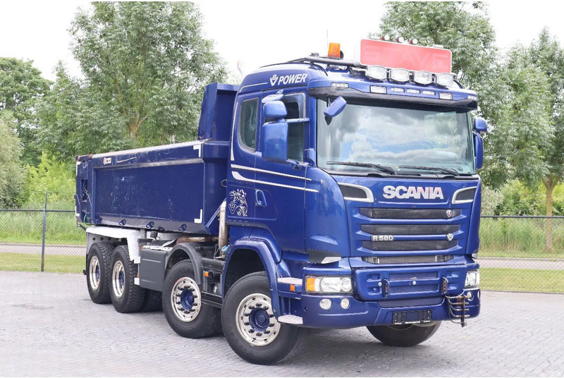 Scania R580 V8 | FULL STEEL | BIG AXLES | RETARDER | EURO 6 - Damperli kamyon: fotoğraf 4 Scania R580 V8 | FULL STEEL | BIG AXLES | RETARDER | EURO 6 - Damperli kamyon: fotoğraf 4