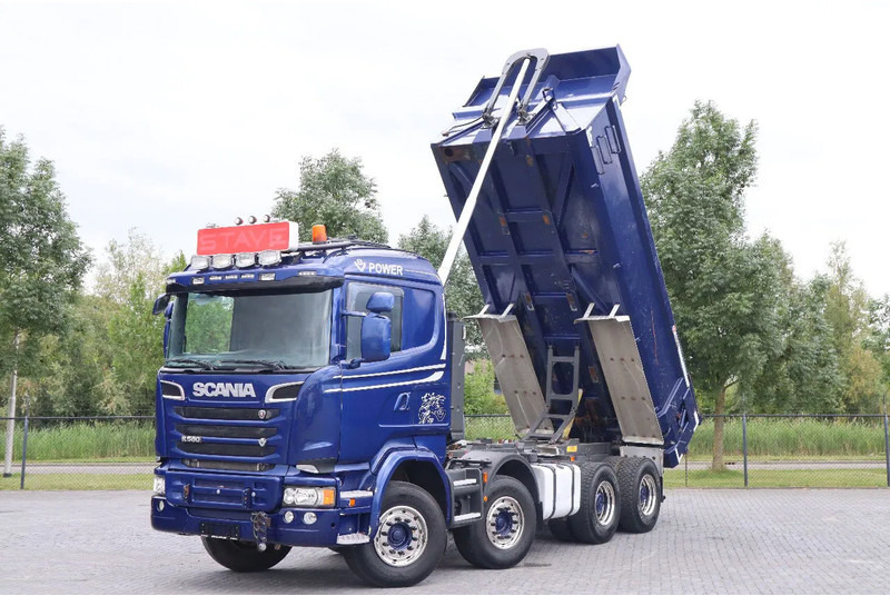 Scania R580 V8 | FULL STEEL | BIG AXLES | RETARDER | EURO 6 - Damperli kamyon: fotoğraf 1 Scania R580 V8 | FULL STEEL | BIG AXLES | RETARDER | EURO 6 - Damperli kamyon: fotoğraf 1