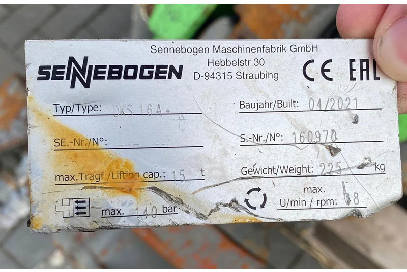 Çeneli kepçe Sennebogen SGM | ORANGE PEEL GRAB | POLYPGREIFER | POLIEP GRIJPER: fotoğraf 9