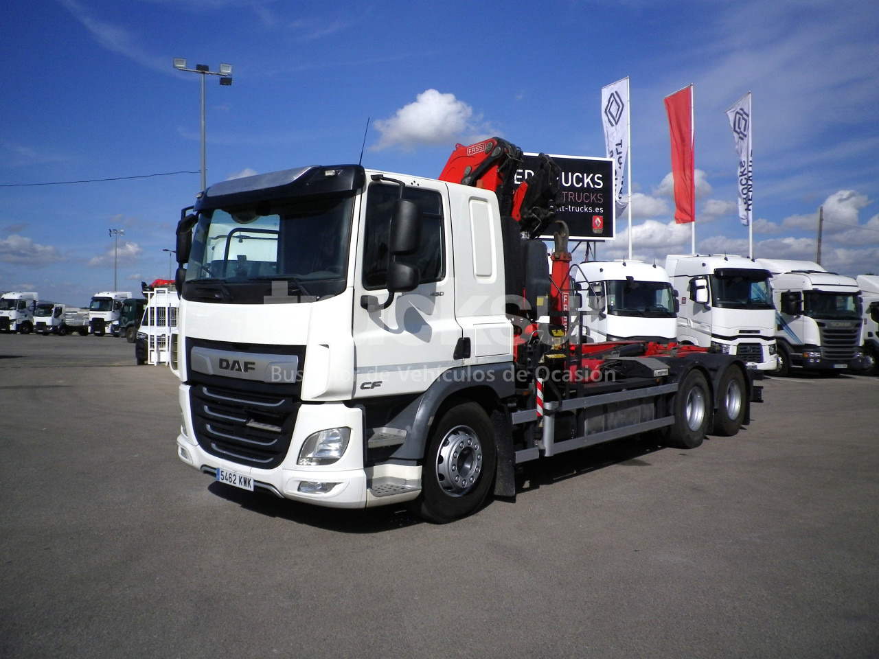 DAF CF450 - Kancalı yükleyici kamyon: fotoğraf 1 DAF CF450 - Kancalı yükleyici kamyon: fotoğraf 1