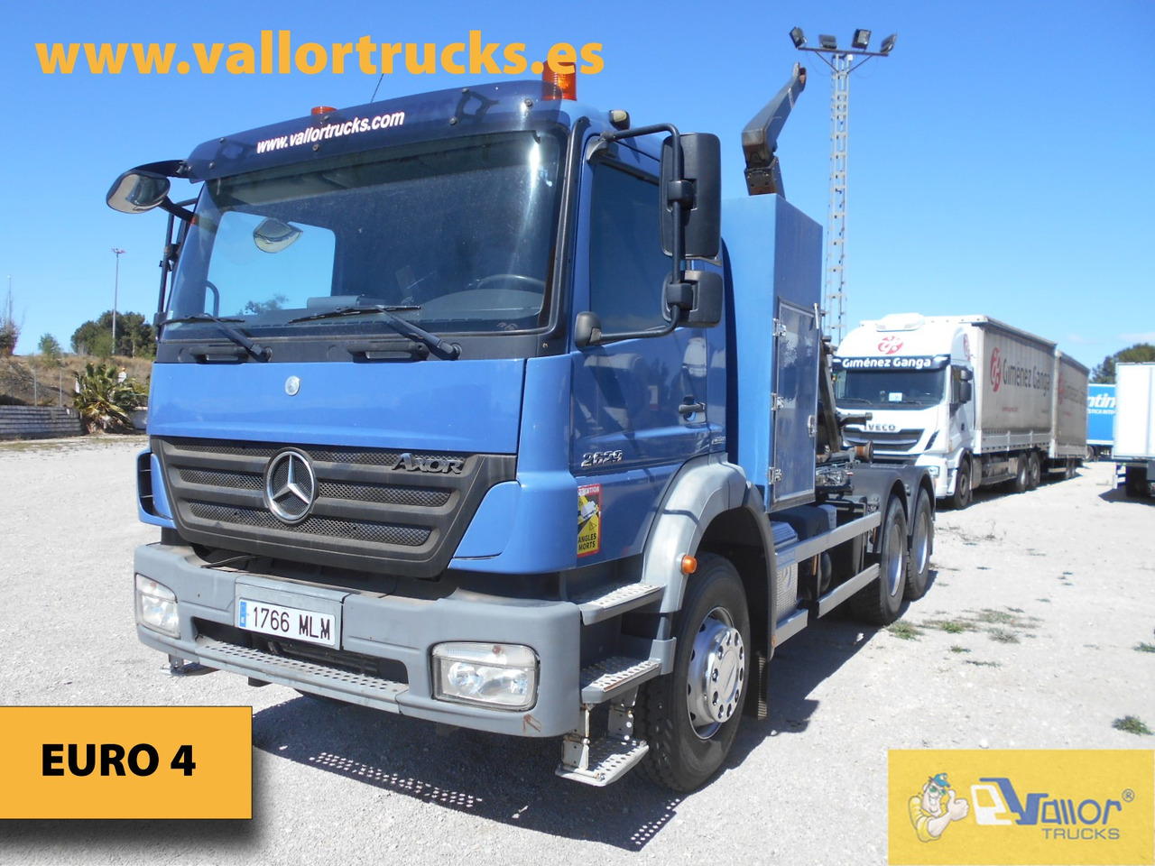 MERCEDES-BENZ AXOR 2629 - Kancalı yükleyici kamyon: fotoğraf 1 MERCEDES-BENZ AXOR 2629 - Kancalı yükleyici kamyon: fotoğraf 1