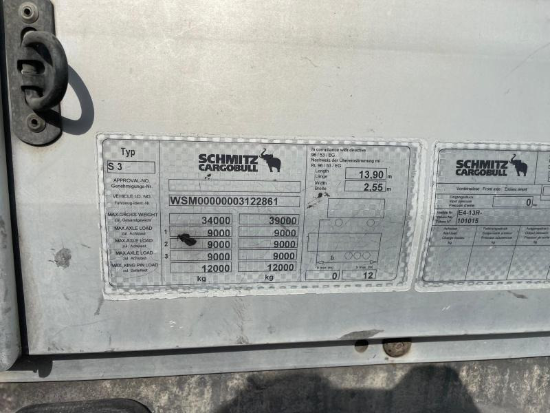 Schmitz Cargobull - Tenteli dorse: fotoğraf 4 Schmitz Cargobull - Tenteli dorse: fotoğraf 4