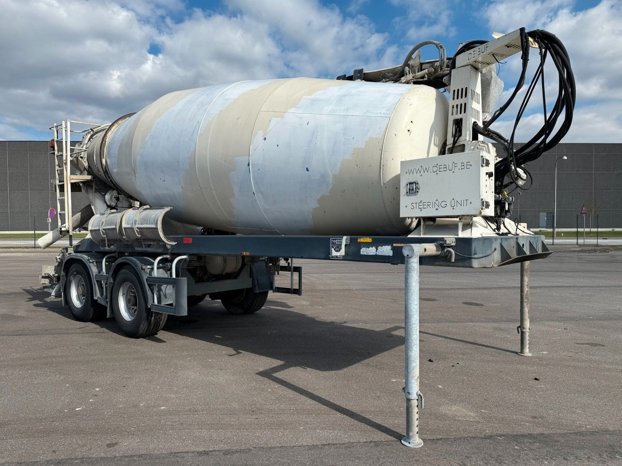 De Buf BM 12-36-2SPR w/ Belt Theam TSR15 / Beton - Treyler mikser: fotoğraf 3 De Buf BM 12-36-2SPR w/ Belt Theam TSR15 / Beton - Treyler mikser: fotoğraf 3