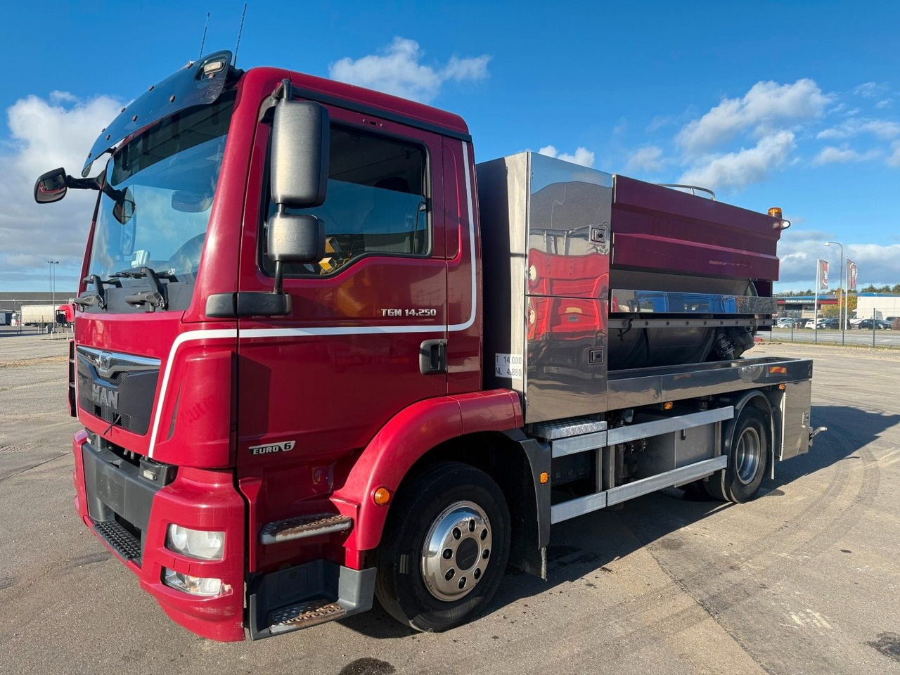 MAN TGM 14.250 VM-Tarm Stainless Steel 4000 l. Kombi - Vidanjör: fotoğraf 1 MAN TGM 14.250 VM-Tarm Stainless Steel 4000 l. Kombi - Vidanjör: fotoğraf 1
