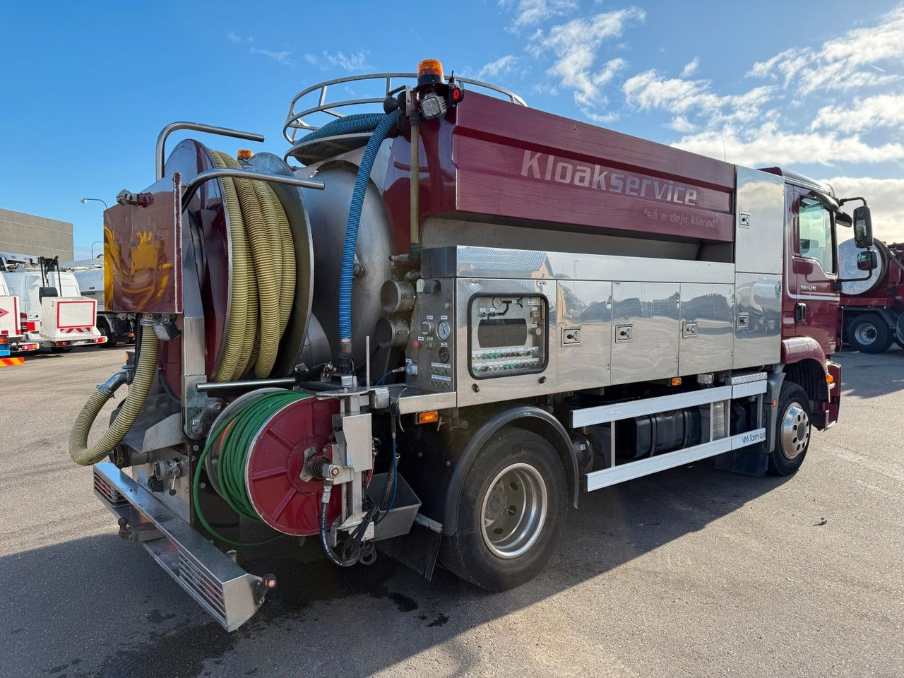 MAN TGM 14.250 VM-Tarm Stainless Steel 5600 l. Kombi - Vidanjör: fotoğraf 3 MAN TGM 14.250 VM-Tarm Stainless Steel 5600 l. Kombi - Vidanjör: fotoğraf 3