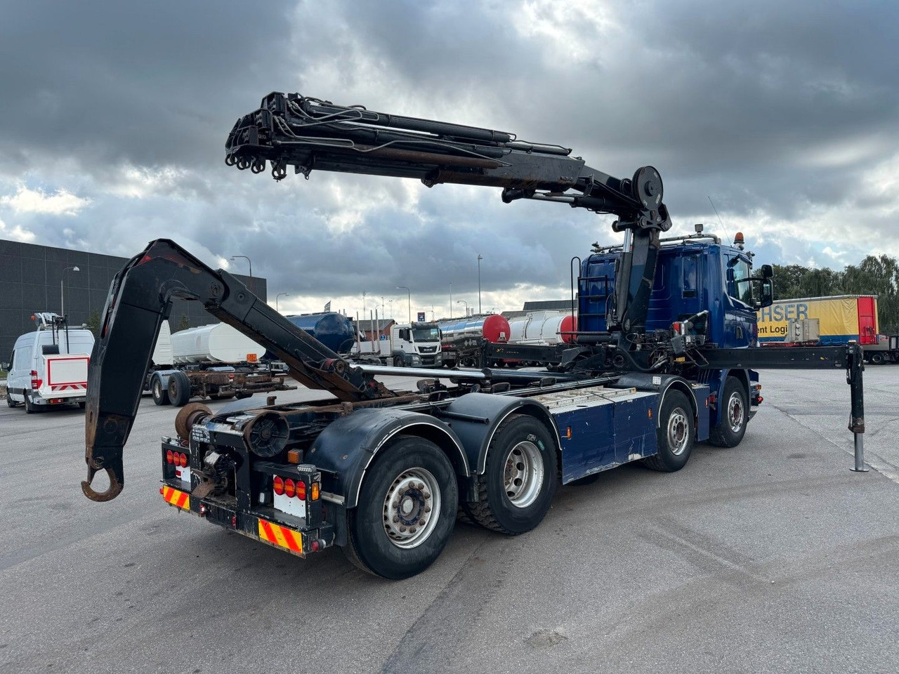 Scania G480 8x2*6 Hakenlift / Hiab 244 EP-5 Hipro - Vinçli kamyon: fotoğraf 3 Scania G480 8x2*6 Hakenlift / Hiab 244 EP-5 Hipro - Vinçli kamyon: fotoğraf 3
