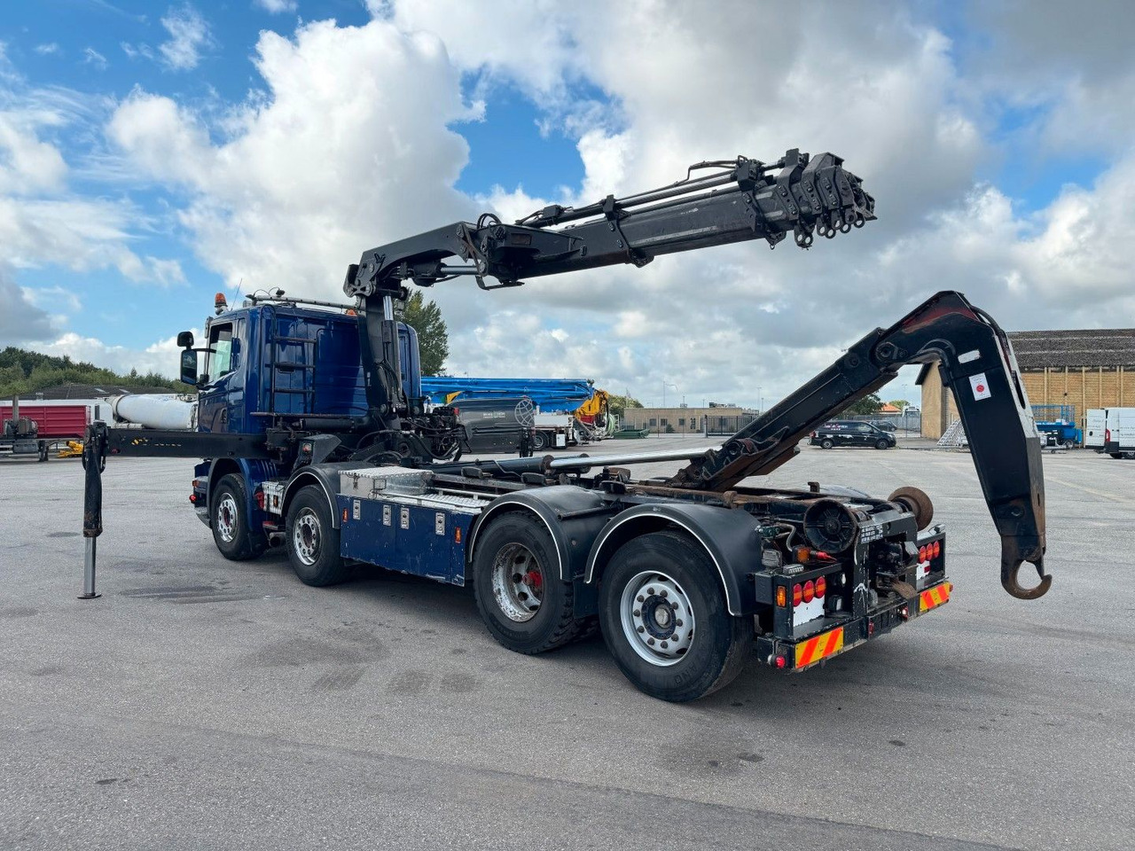 Scania G480 8x2*6 Hakenlift / Hiab 244 EP-5 Hipro - Vinçli kamyon: fotoğraf 4 Scania G480 8x2*6 Hakenlift / Hiab 244 EP-5 Hipro - Vinçli kamyon: fotoğraf 4
