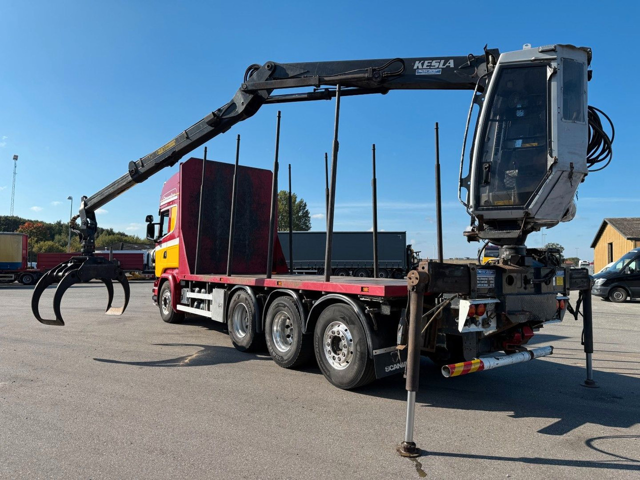 Scania R580 V8 8x4*4 Crane Kesla 21127 / Woodtransport - Vinçli kamyon: fotoğraf 4 Scania R580 V8 8x4*4 Crane Kesla 21127 / Woodtransport - Vinçli kamyon: fotoğraf 4