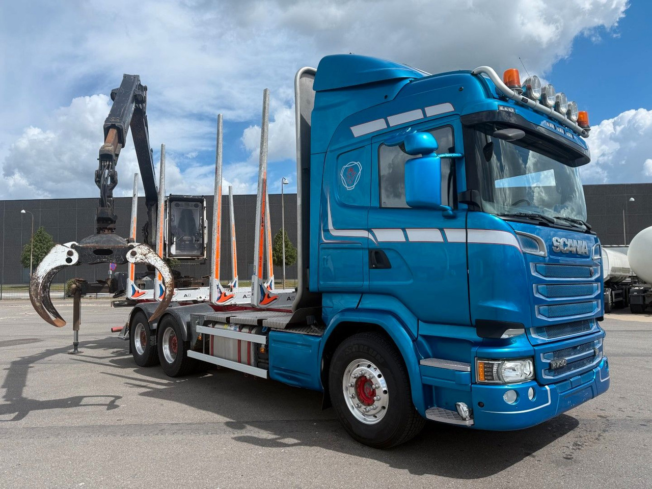 Scania R730 V8 6x4 Palfinger Epsilon M12L80 / Holz - Tomruk kamyonu, Vinçli kamyon: fotoğraf 5 Scania R730 V8 6x4 Palfinger Epsilon M12L80 / Holz - Tomruk kamyonu, Vinçli kamyon: fotoğraf 5