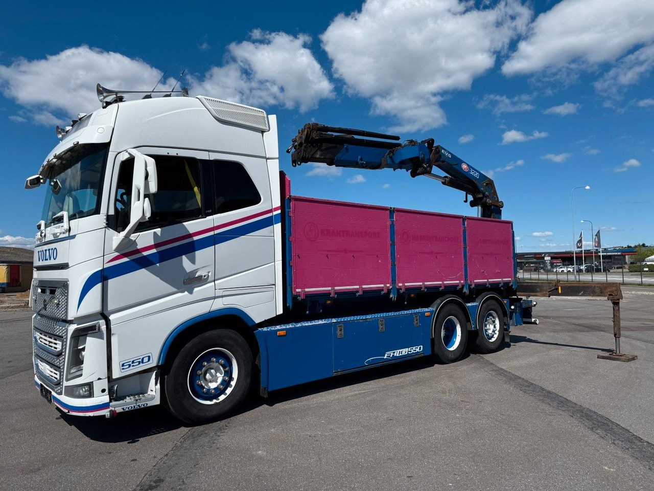 Volvo FH 16.550 6x2*4 / Crane HMF 3220K4 Euro 6 - Vinçli kamyon: fotoğraf 2 Volvo FH 16.550 6x2*4 / Crane HMF 3220K4 Euro 6 - Vinçli kamyon: fotoğraf 2