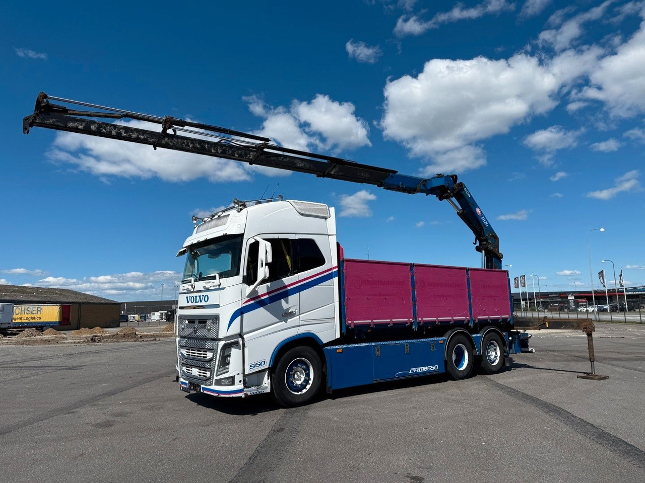 Volvo FH 16.550 6x2*4 / Crane HMF 3220K4 Euro 6 - Vinçli kamyon: fotoğraf 1 Volvo FH 16.550 6x2*4 / Crane HMF 3220K4 Euro 6 - Vinçli kamyon: fotoğraf 1