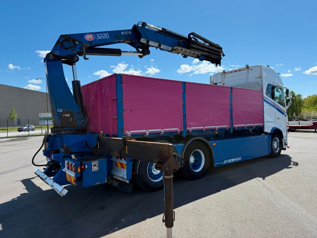 Volvo FH 16.550 6x24 / Crane HMF 3220K4 Euro 6 - Vinçli kamyon: fotoğraf 4 Volvo FH 16.550 6x24 / Crane HMF 3220K4 Euro 6 - Vinçli kamyon: fotoğraf 4