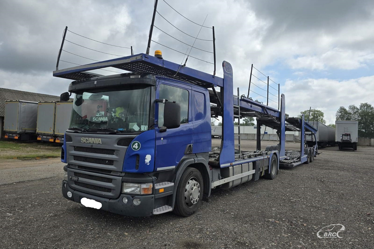 Scania P 380 - Araba taşıyıcı kamyon: fotoğraf 1 Scania P 380 - Araba taşıyıcı kamyon: fotoğraf 1