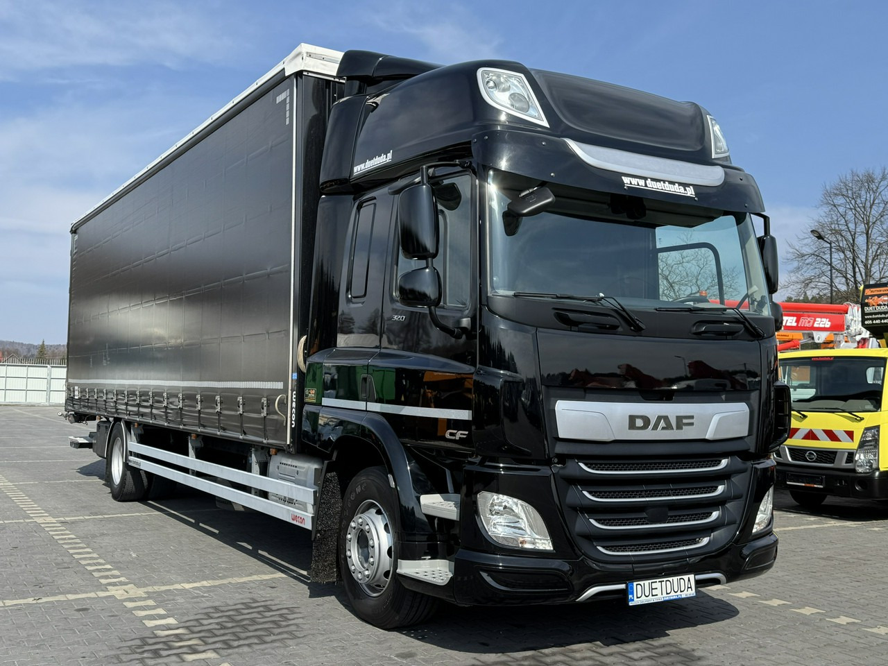 DAF CF 320 E6 Winda Firana Tył Drzwi Dach Zsuwany Długi 9.40m - Tenteli kamyon: fotoğraf 3 DAF CF 320 E6 Winda Firana Tył Drzwi Dach Zsuwany Długi 9.40m - Tenteli kamyon: fotoğraf 3